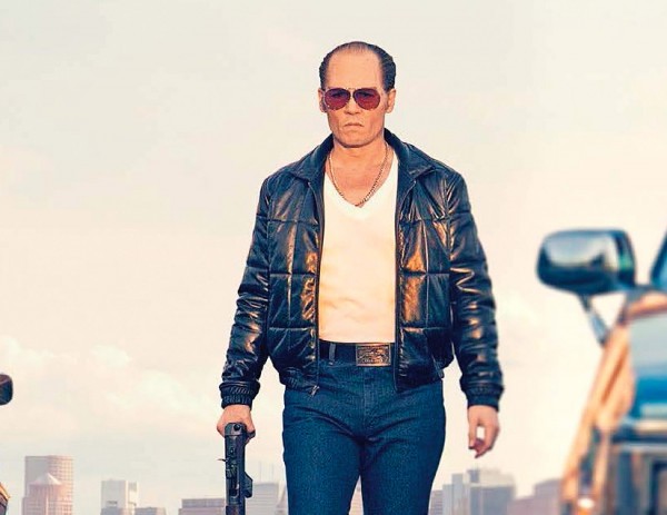 Johnny Depp is Whitey Bulger in Black Mass